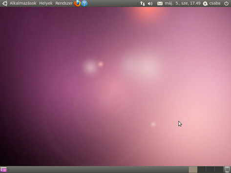 10. kép – Az Ubuntu asztala